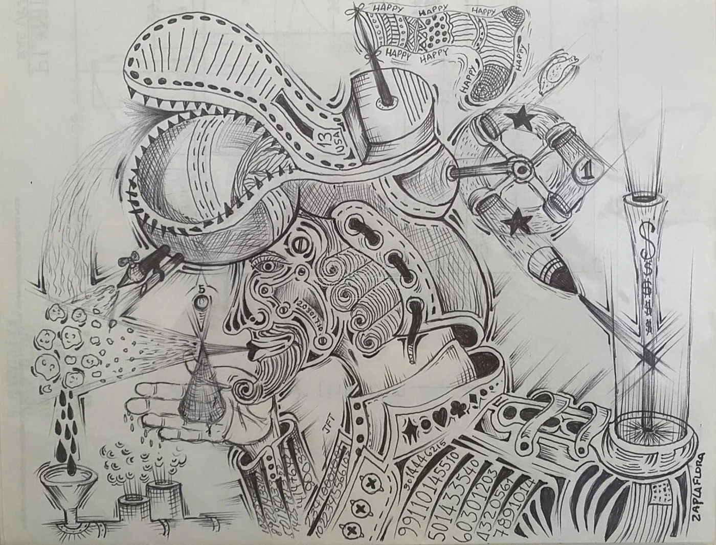 With a Shoe on the Head Collection / Drawing 5