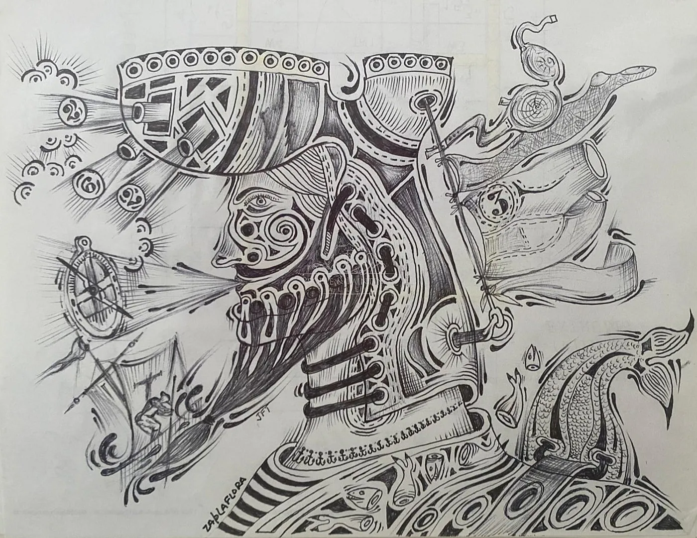 With a Shoe on the Head Collection / Drawing 6