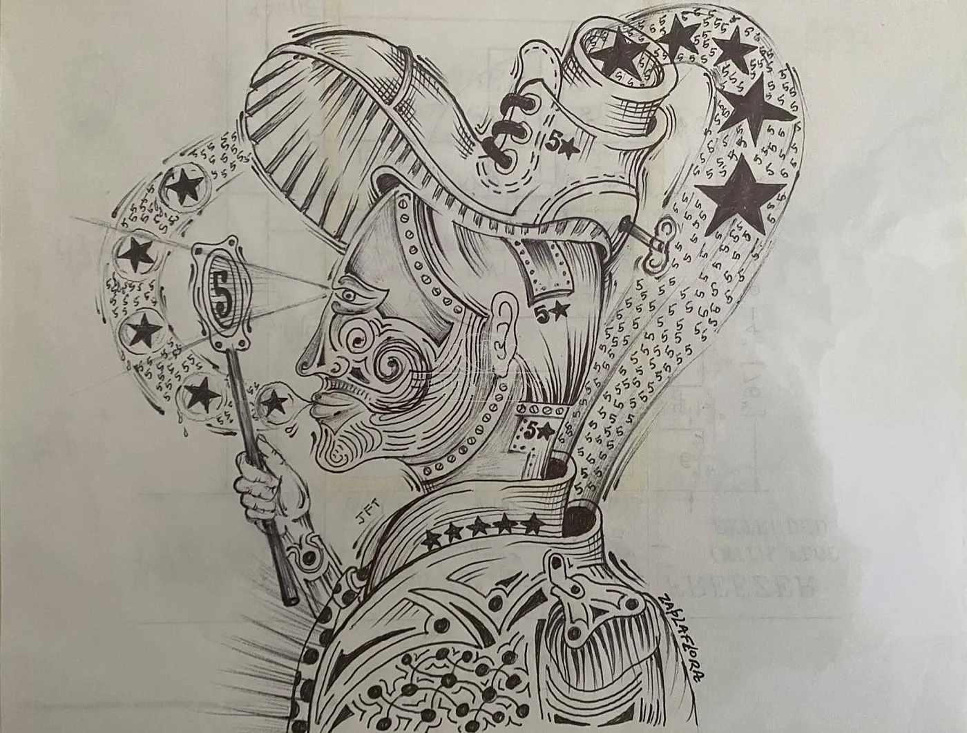 With a Shoe on the Head Collection / Drawing 12