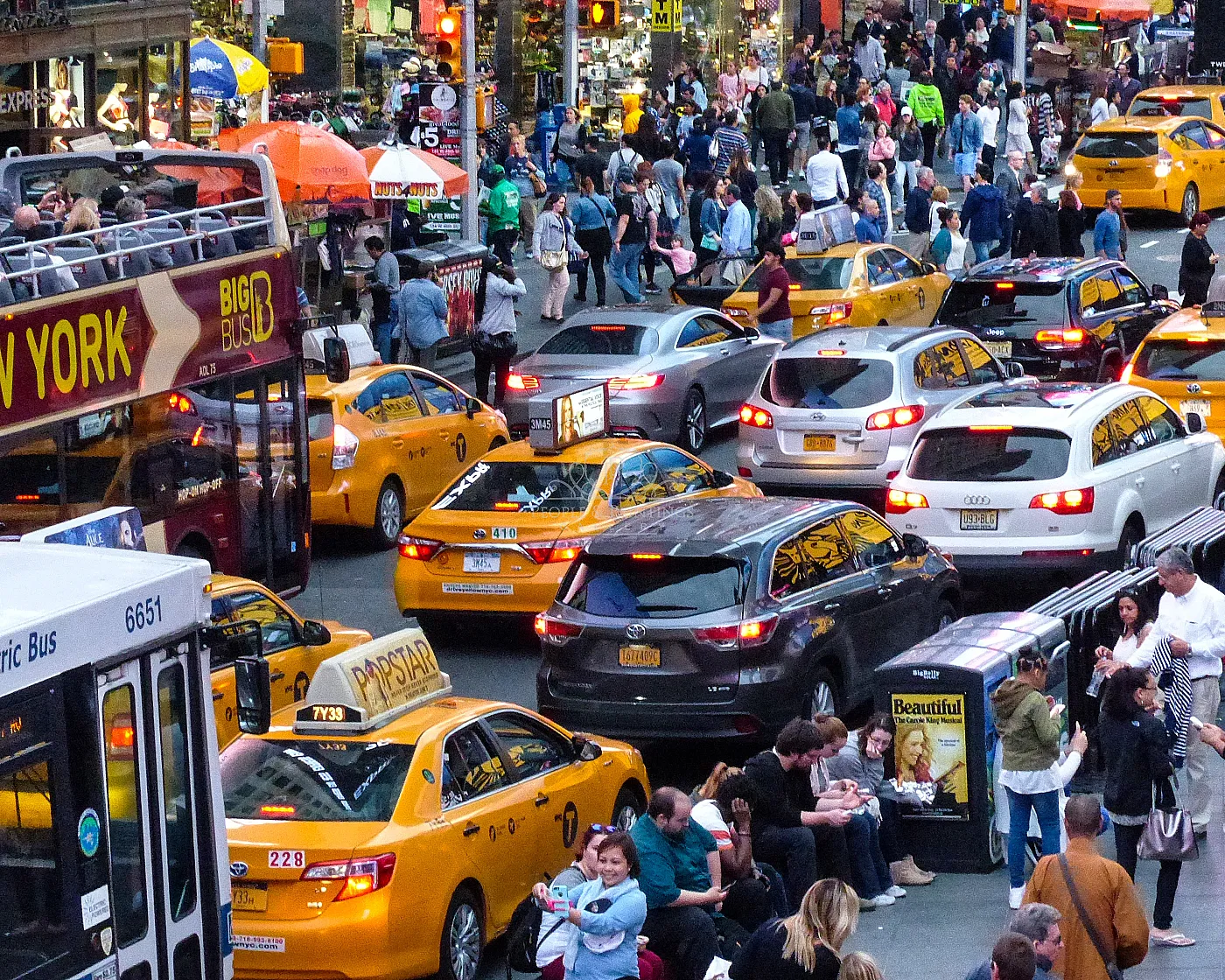 People on Broadway
