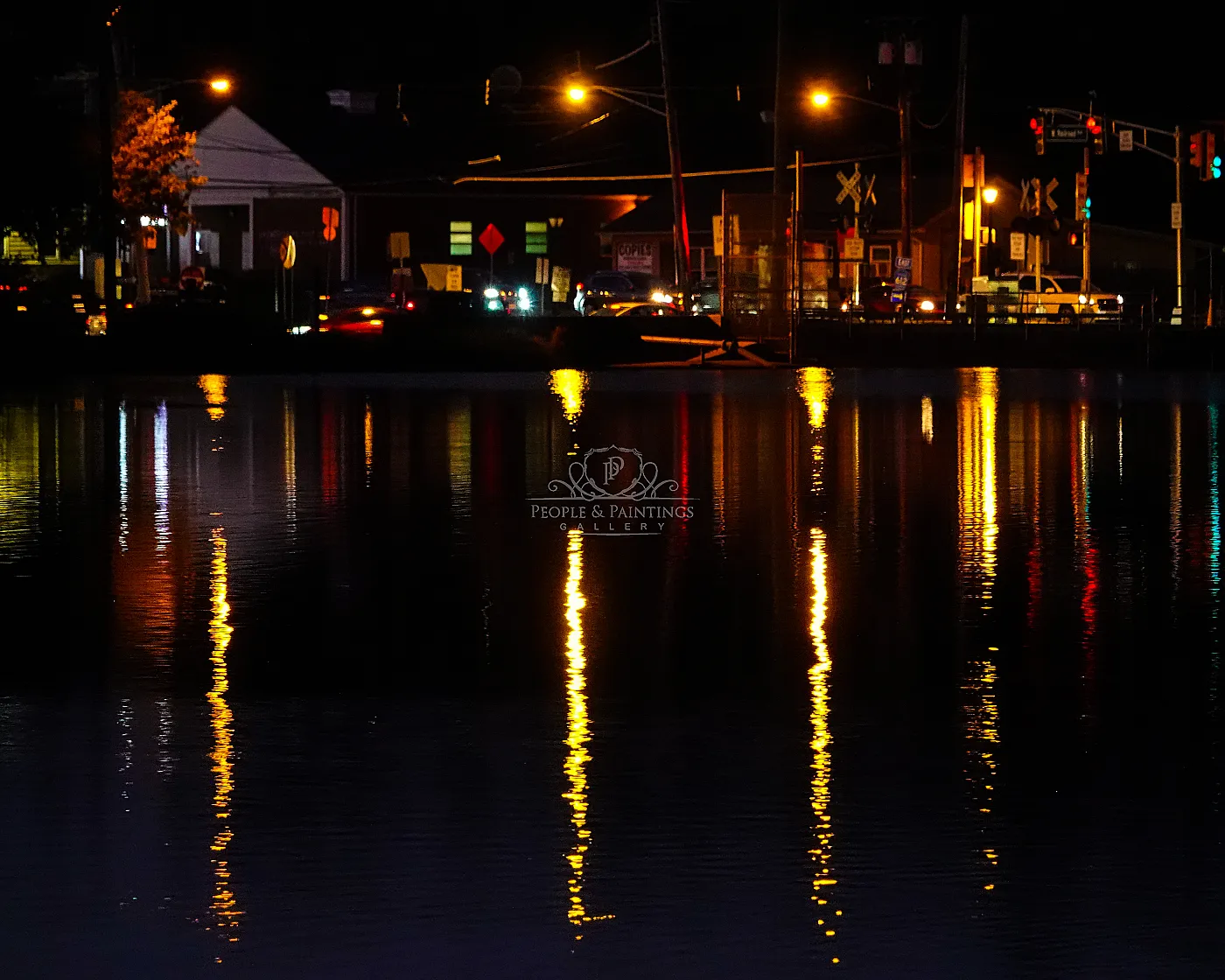 Jamesburg, NJ after sun set