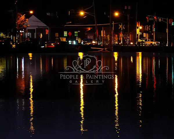 Jamesburg, NJ after sun set