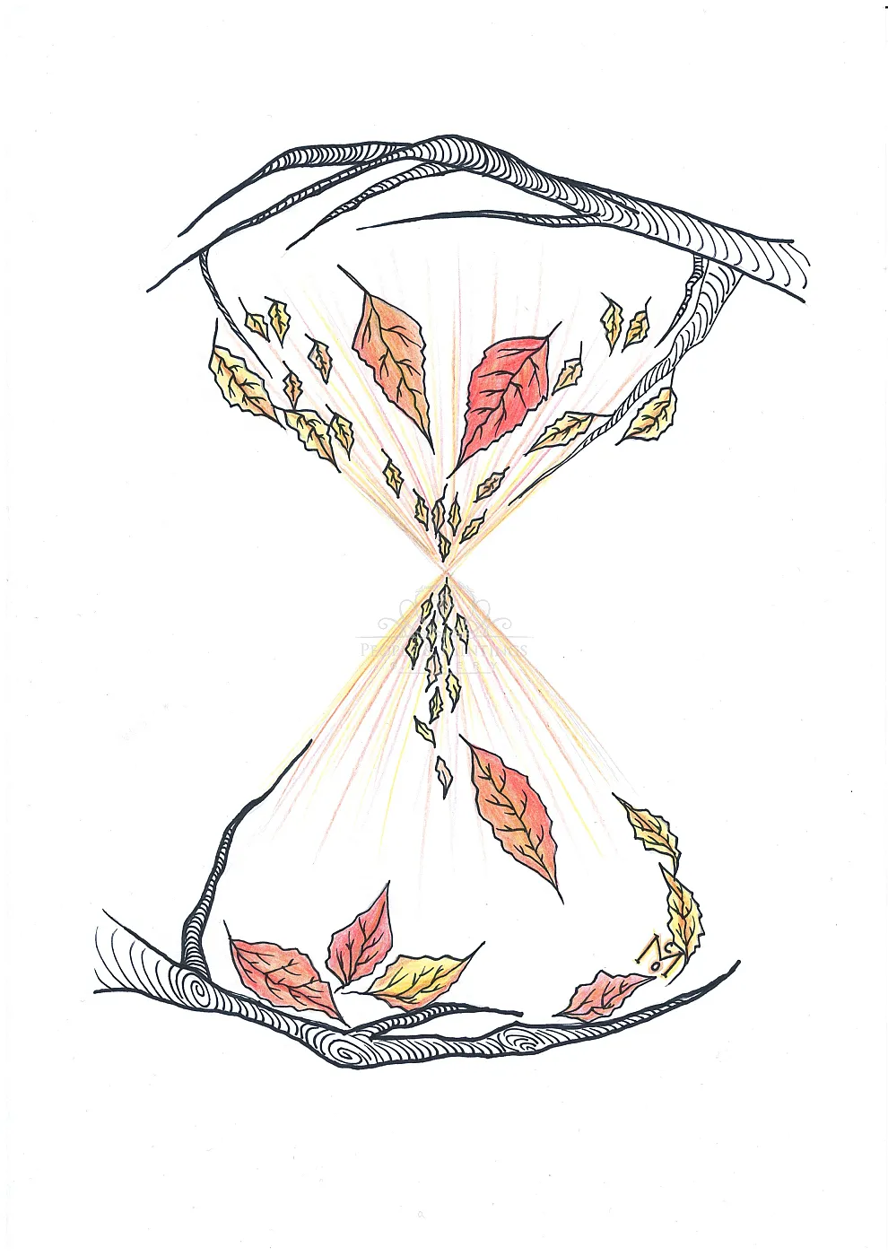 Autumn hourglass