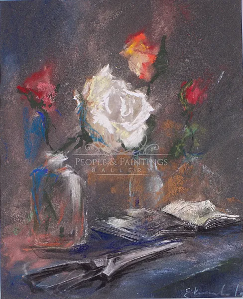 Still life with scissors