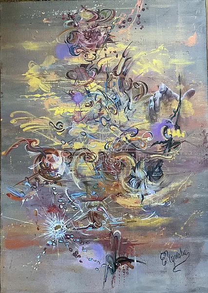 Don't shoot, you'll hit me (Botticelli Symbols series)