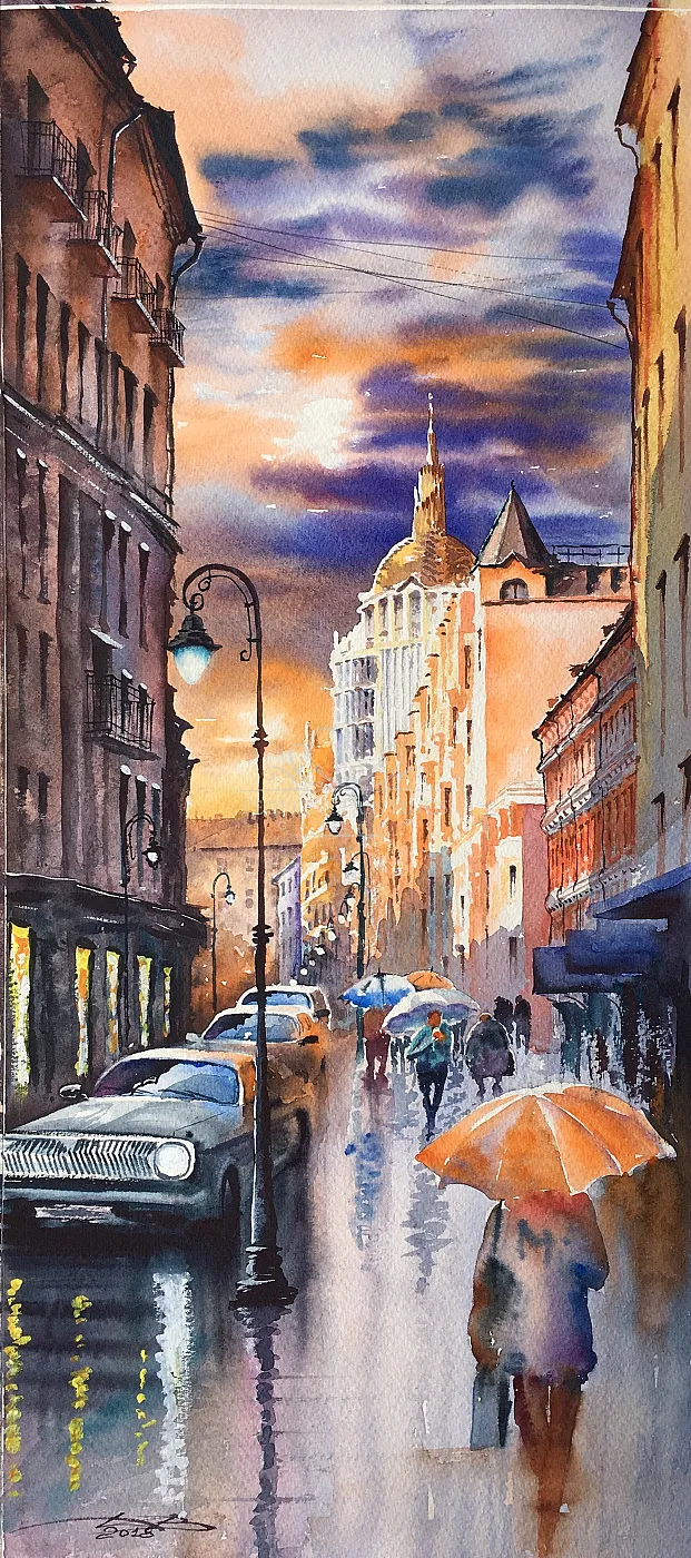 Moscow street /Патриаршие пруды