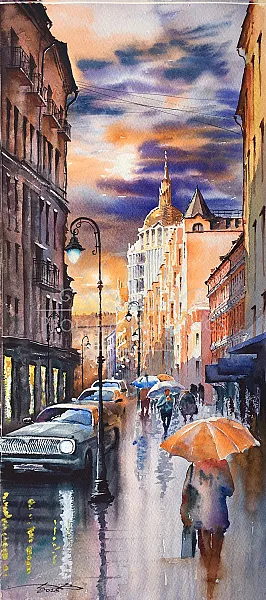 Moscow street /Патриаршие пруды