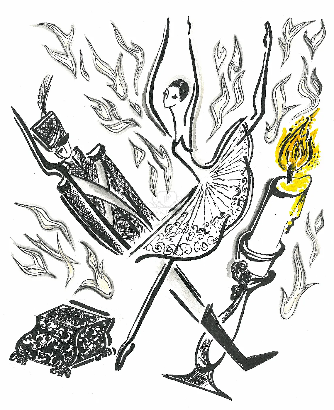Yellow."The Steadfast Tin Soldier"