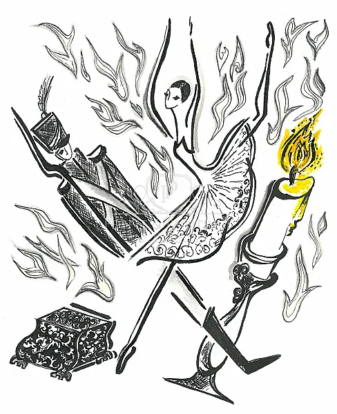 Yellow."The Steadfast Tin Soldier"