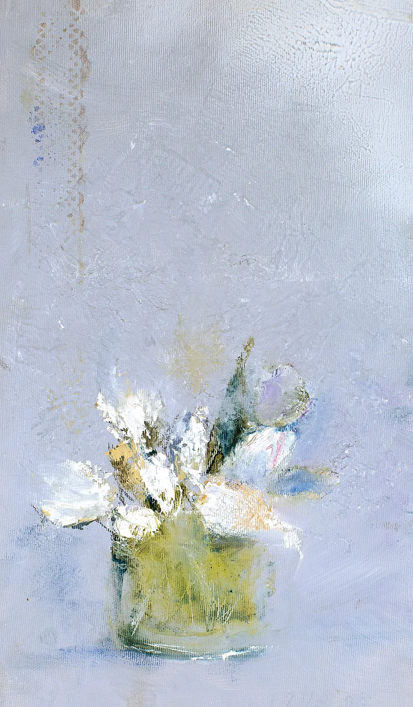 White tulips
