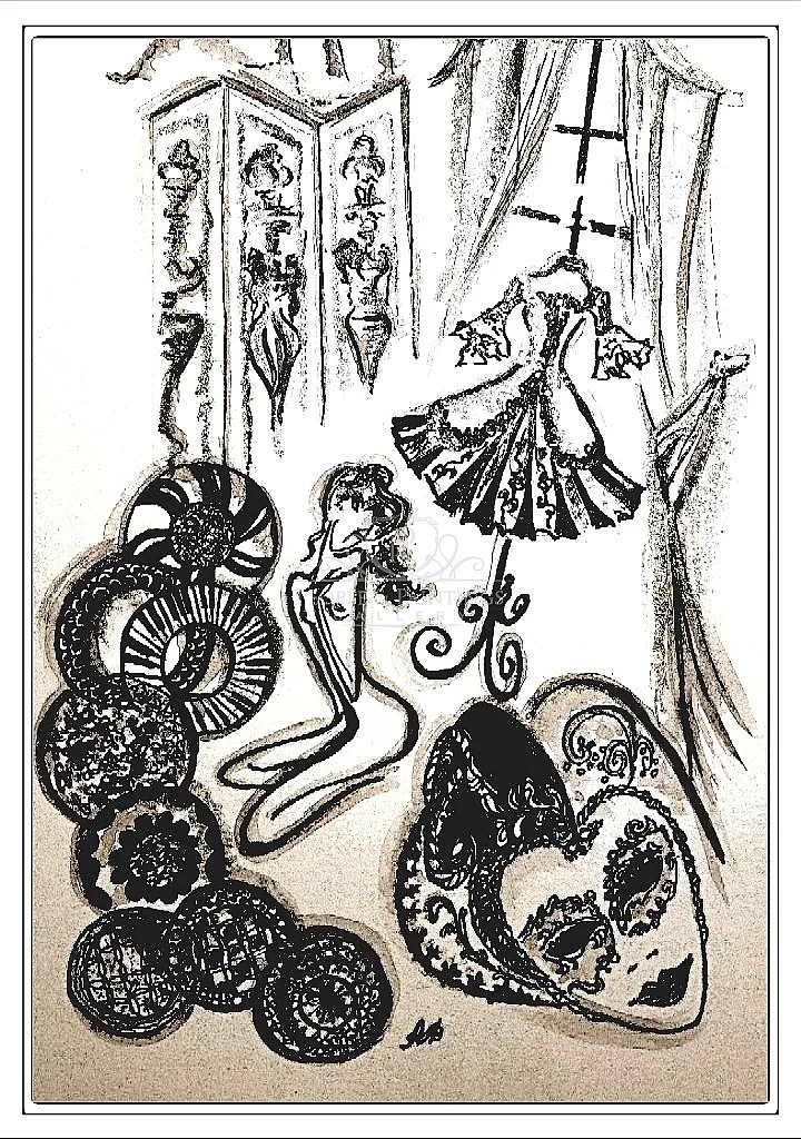 Colombina's dress