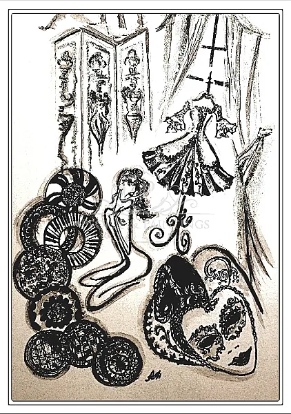 Colombina's dress