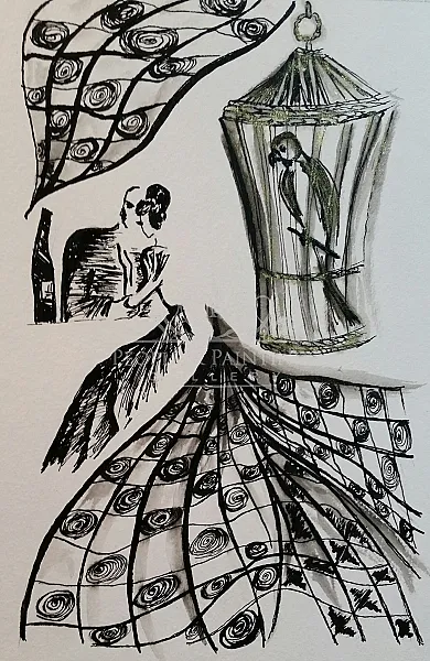 Sigmund in a cafe