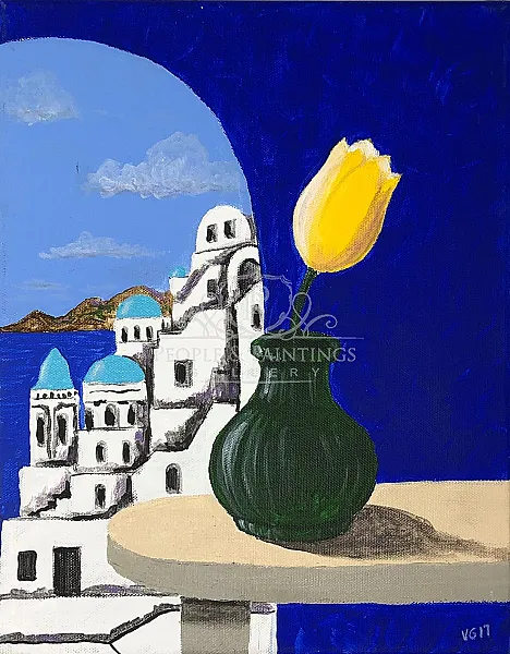 Tulip in Santorini