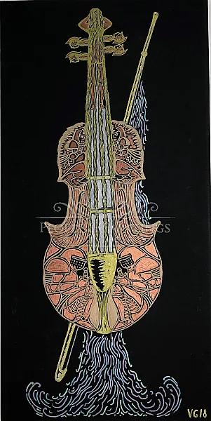 Energy of Music. Violin