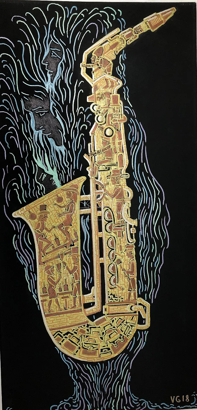 Energy of Music. Saxophone