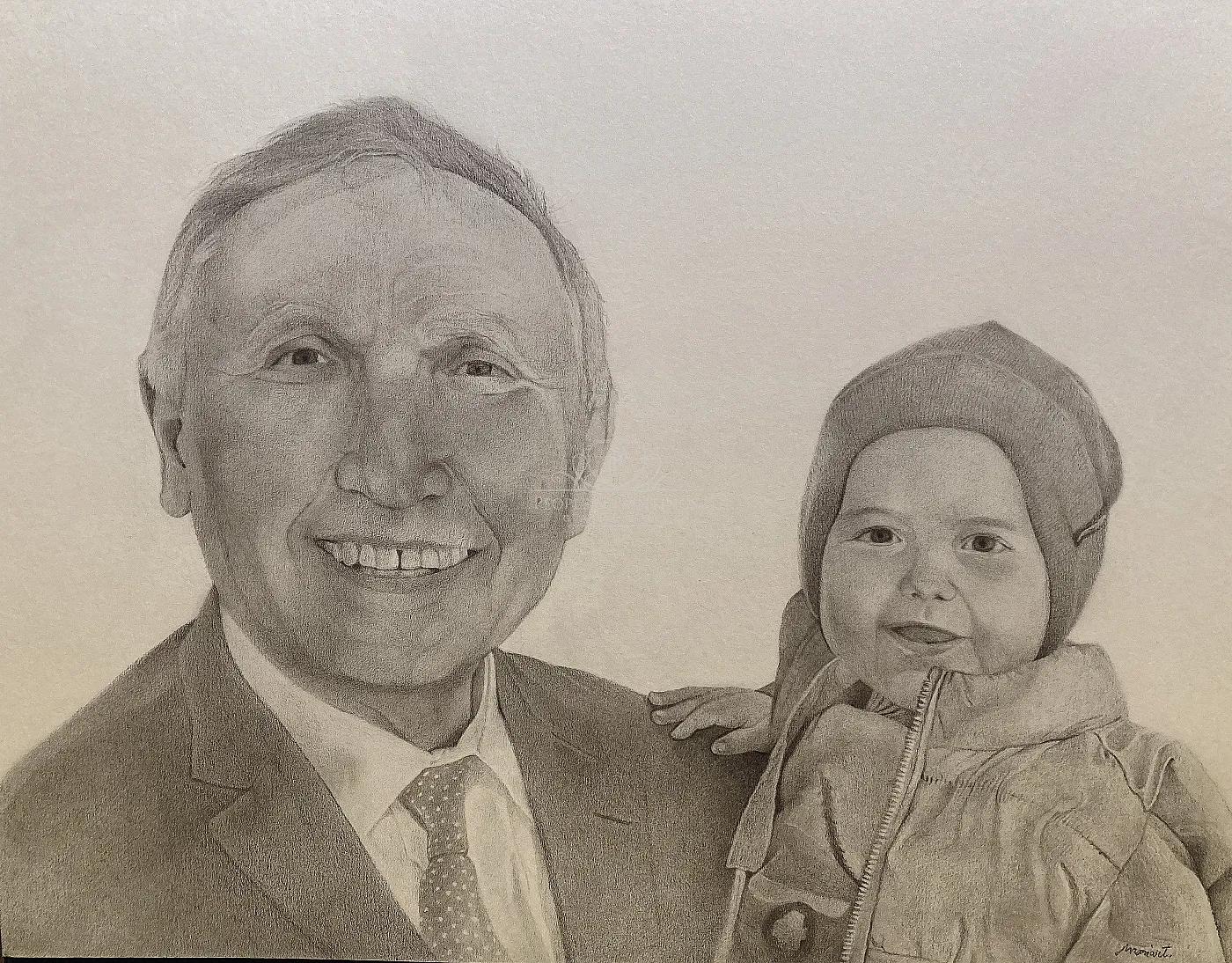 Grandpa with his nephew