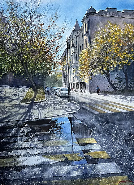 Reflection of autumn