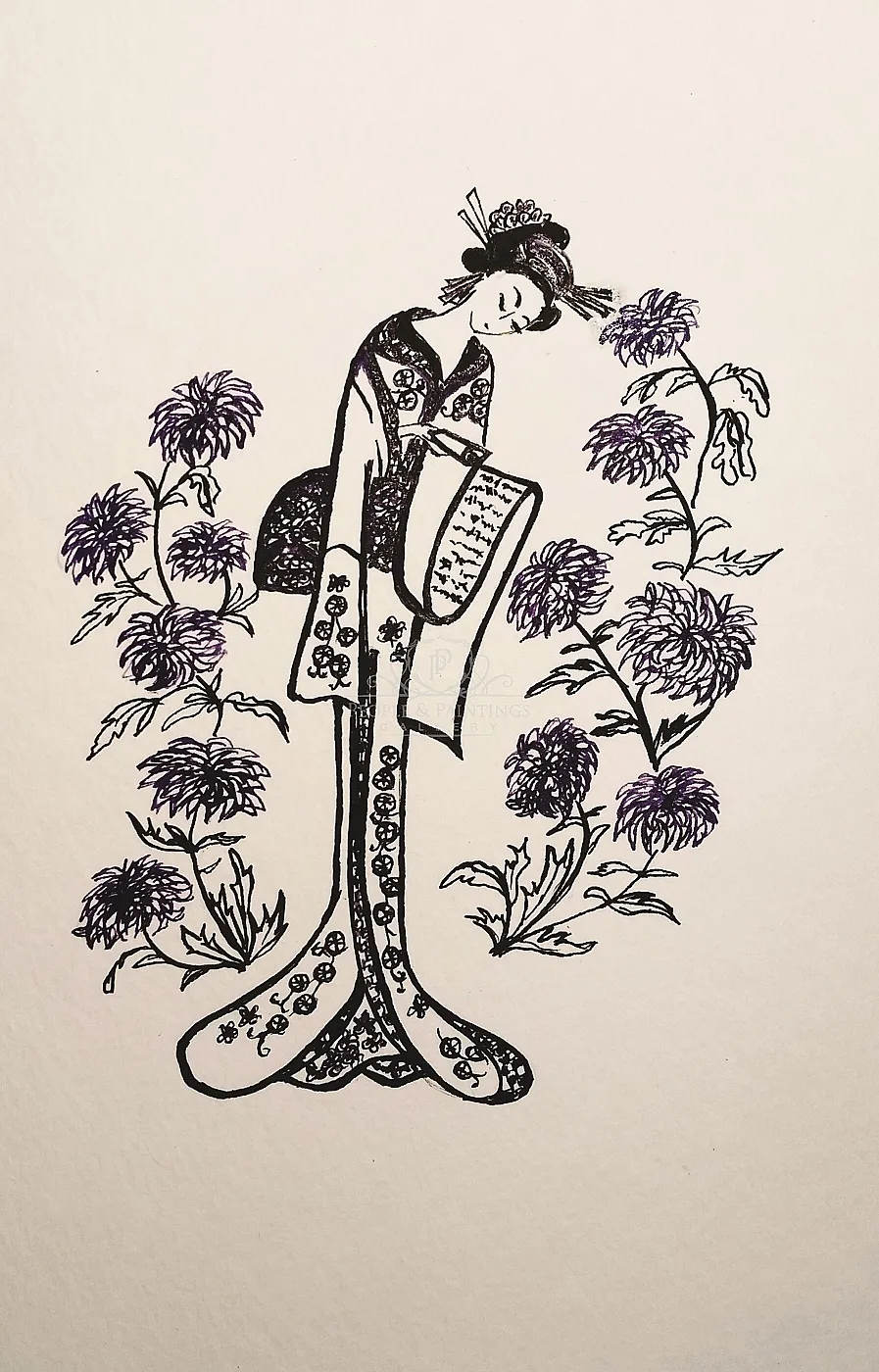 Chrysanthemum garden