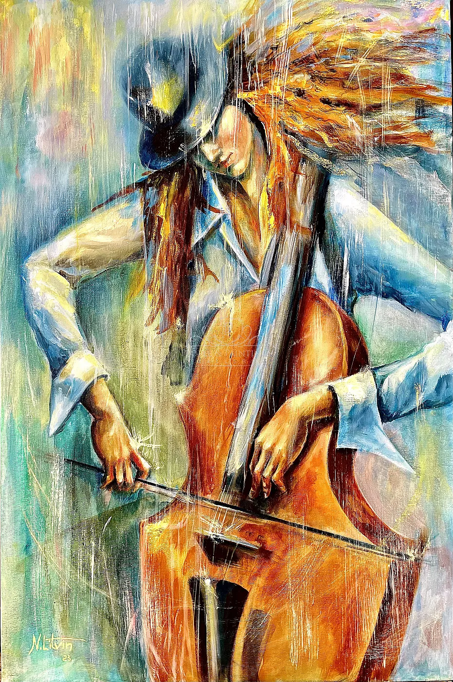 From the series “Jazz” cello