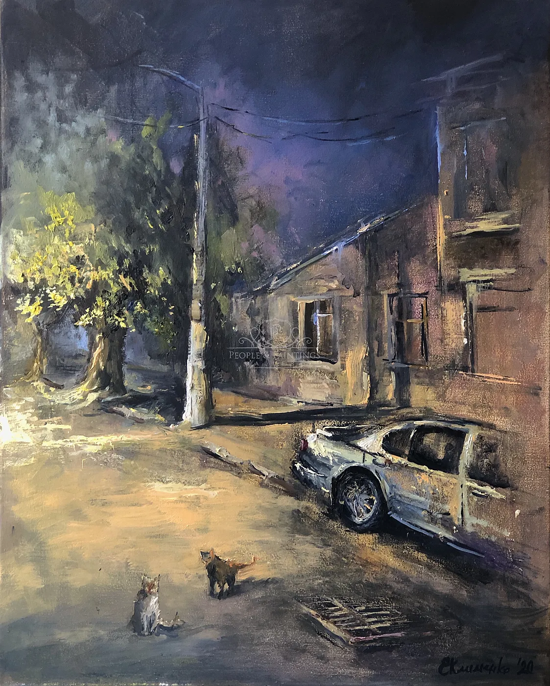 A Night, a Street, a Lamp...