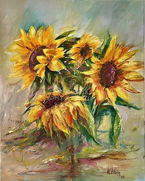 Painting of Artist Nina Litvin