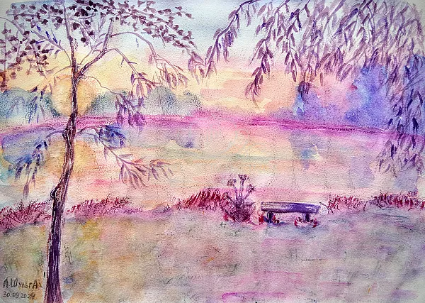Sunrise over Korchuvate