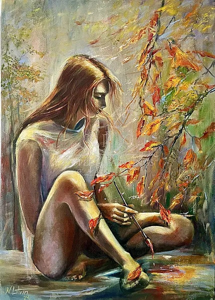 I paint autumn
