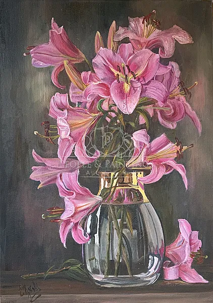 Still life in the Art Nouveau style