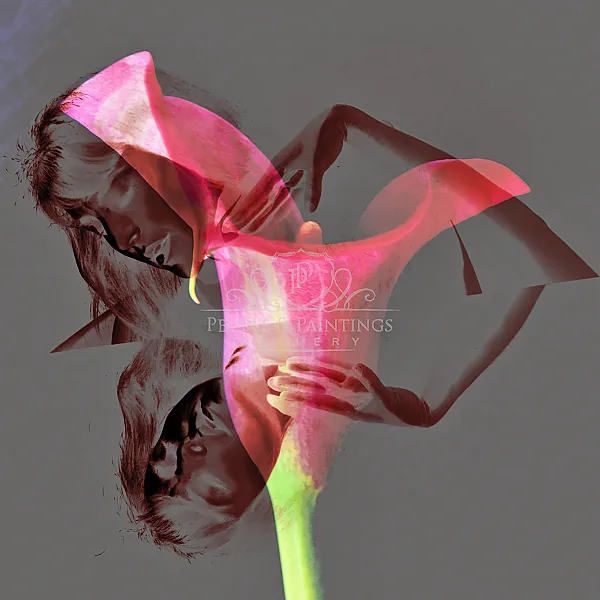 Girl and Flower