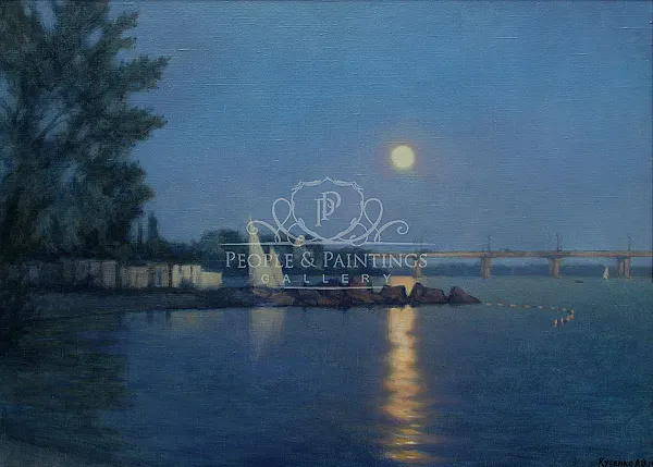 Moonrise on the Dnieper