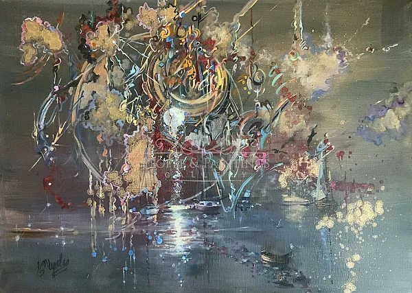 The glow. The Moon Series