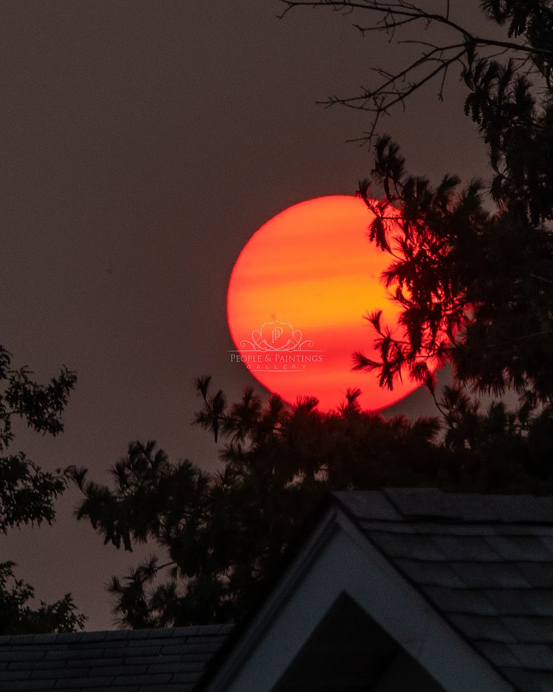 Dramatic sunset