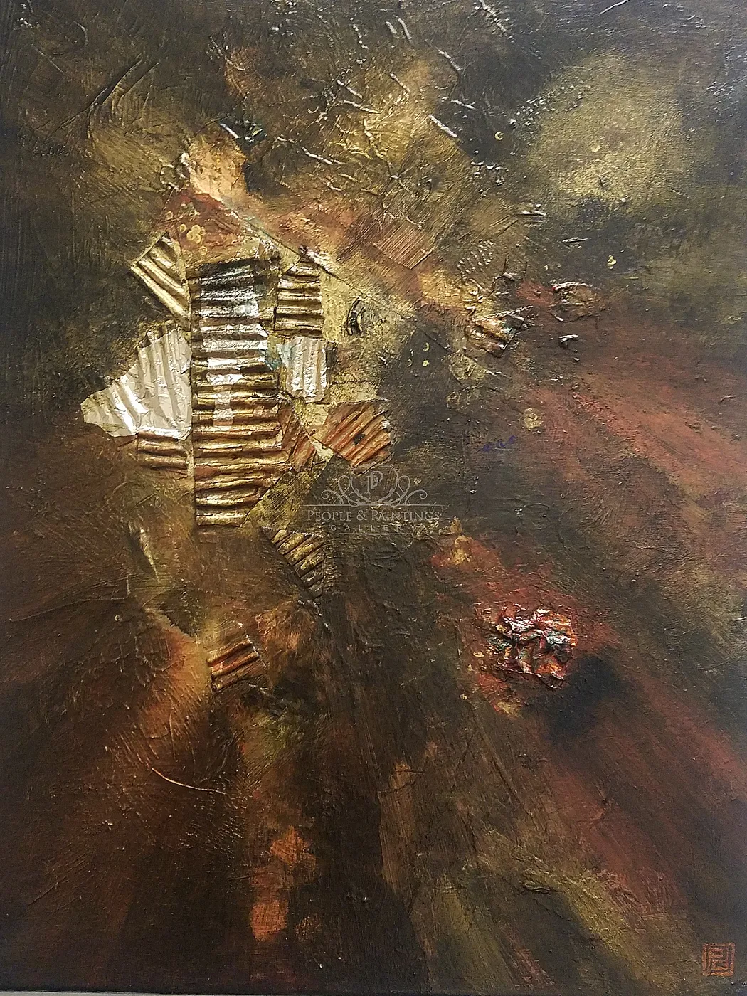 Study in Gold and Brown #1