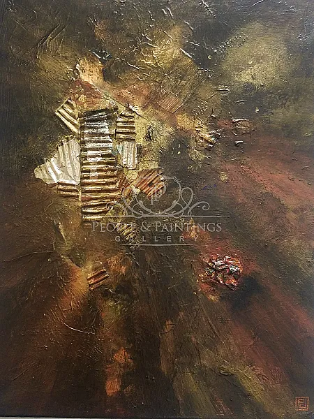 Study in Gold and Brown #1