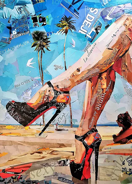 High heels Beach