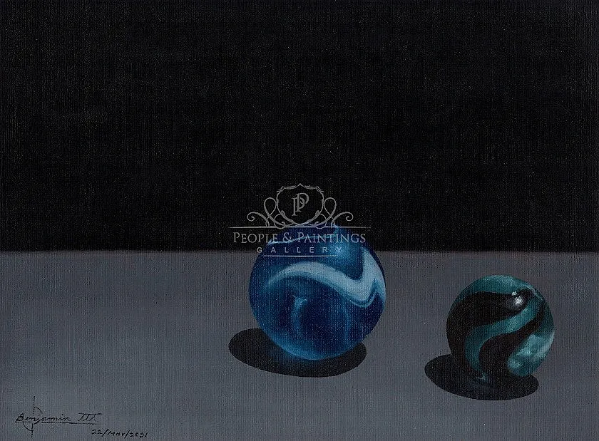 Two marbles