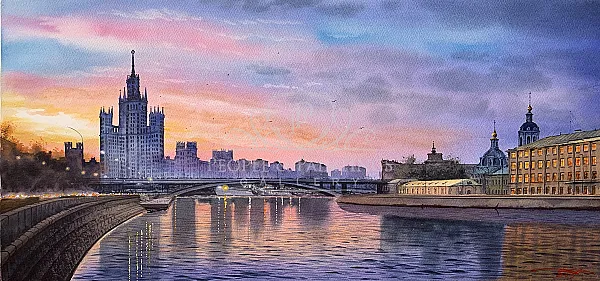 Moscow evening