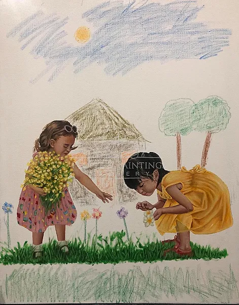 Kids in Spring