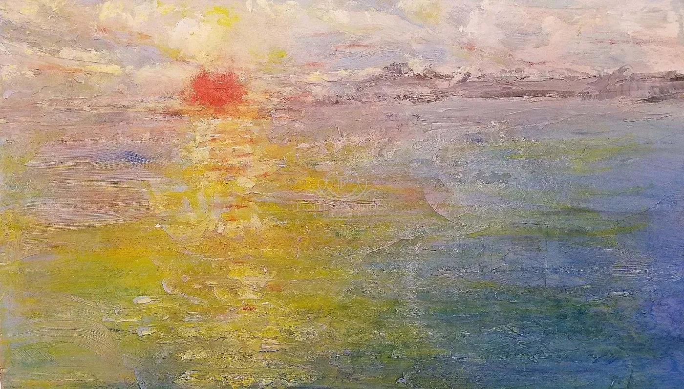 Sunset Over the Harbor