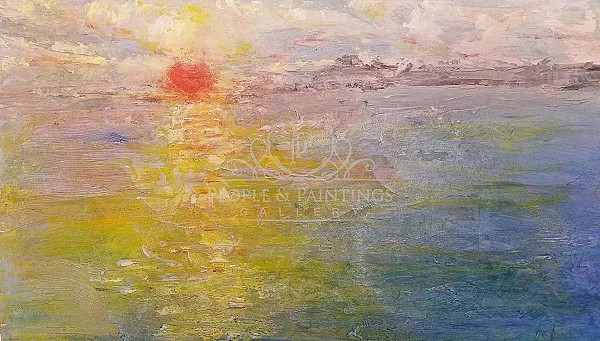 Sunset Over the Harbor