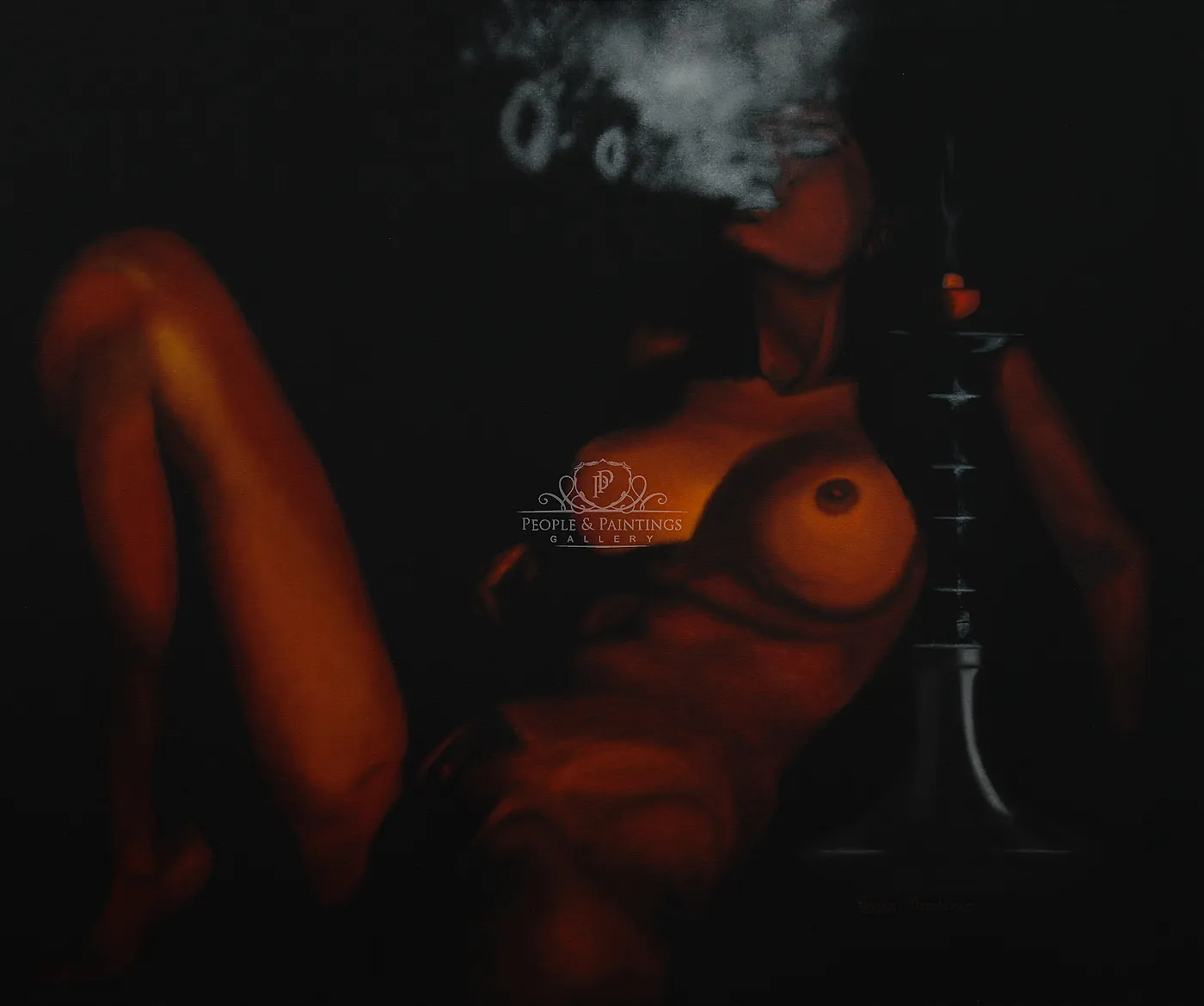 Lady with a Hookah