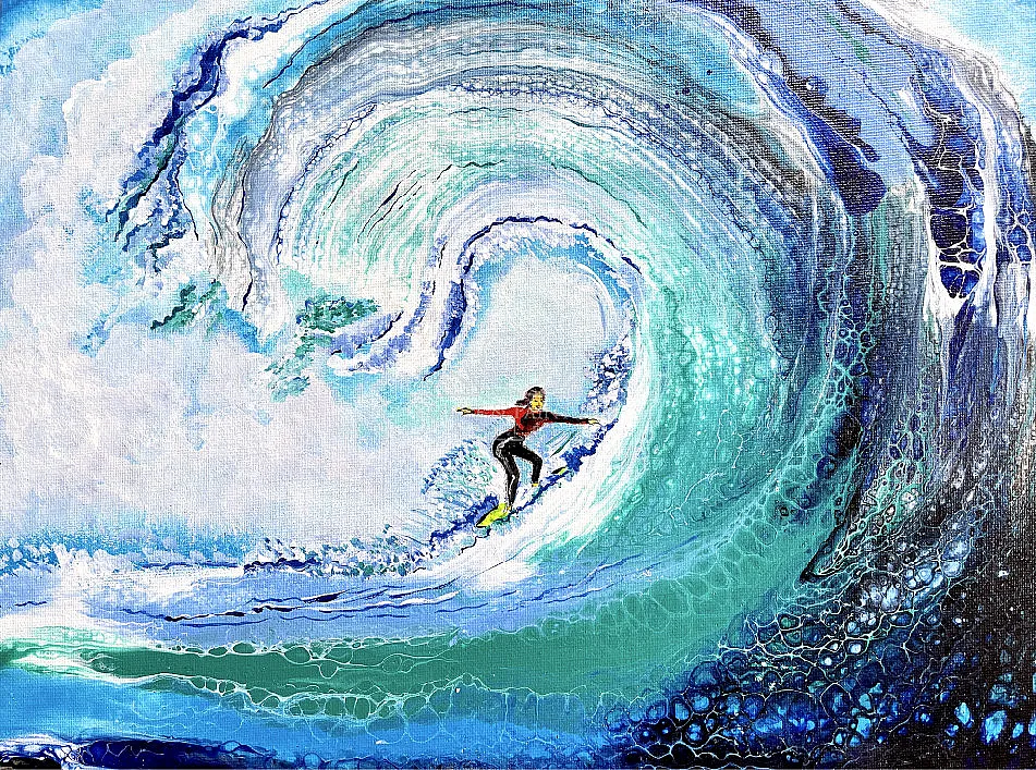 Riding the waves