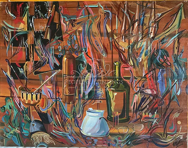 Still life of unnecessary objects