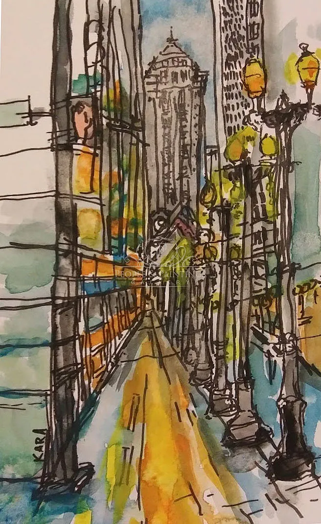 City in the Rain