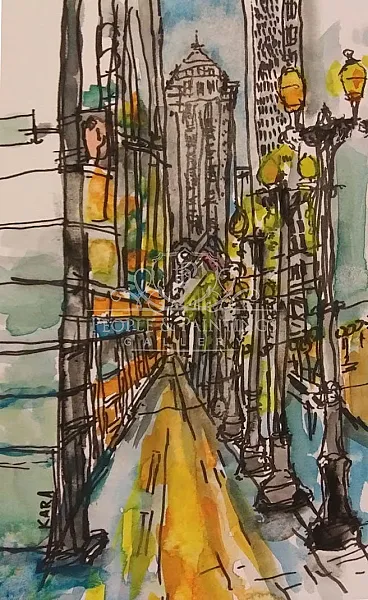 City in the Rain