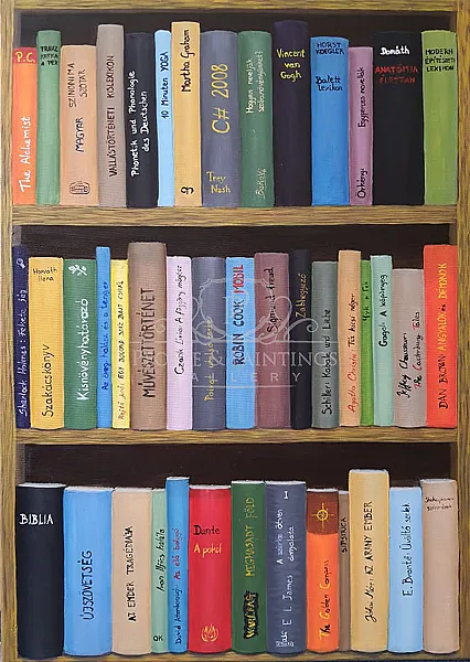 Instant bookshelf