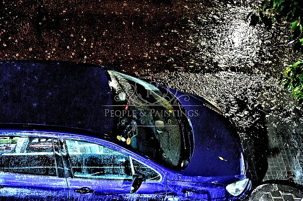 Night rain in Jaffa
