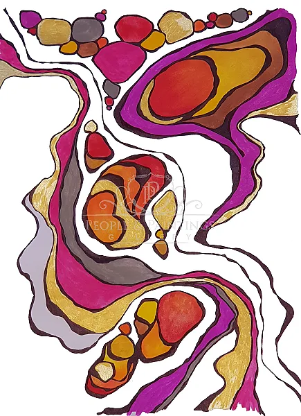 SERIE " DANCE BETWEEN COLOR ROCKS N°III"