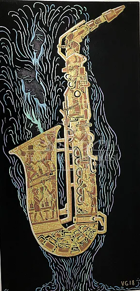 Energy of Music. Saxophone
